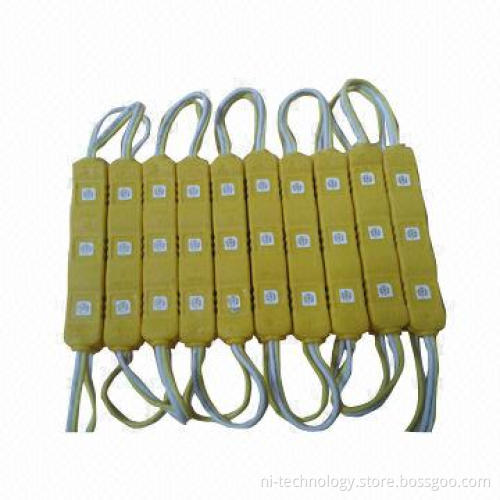 IP65/12V/18 to 20lm 3-piece 5050 Water-resistant LED Injection Modules